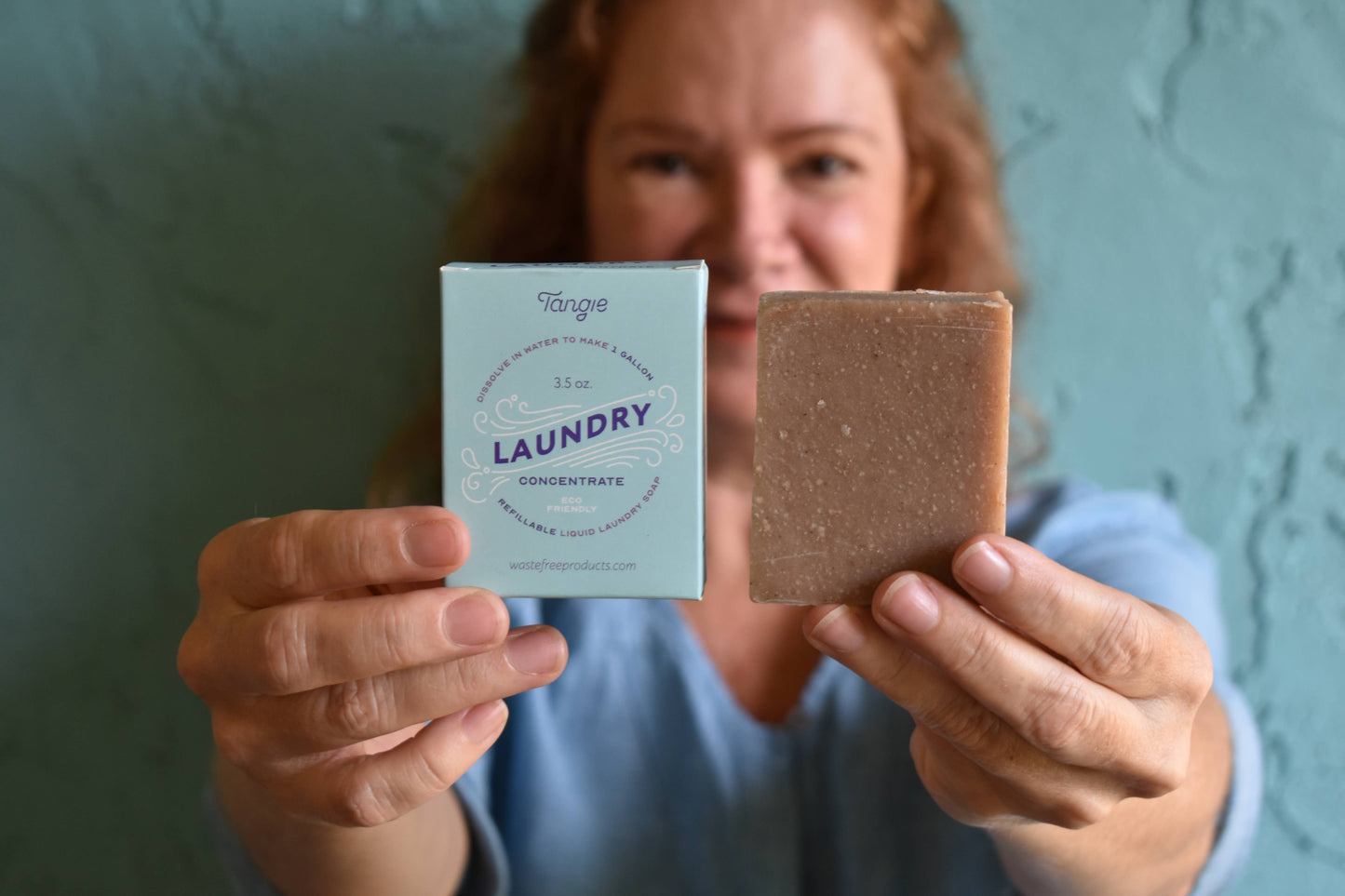 Packaged Laundry Bar by Tangie. Makes 1-gallon. zero waste