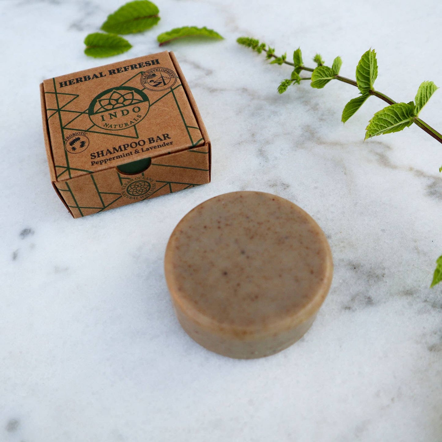 Herbal Refresh: probiotic shampoo bar
