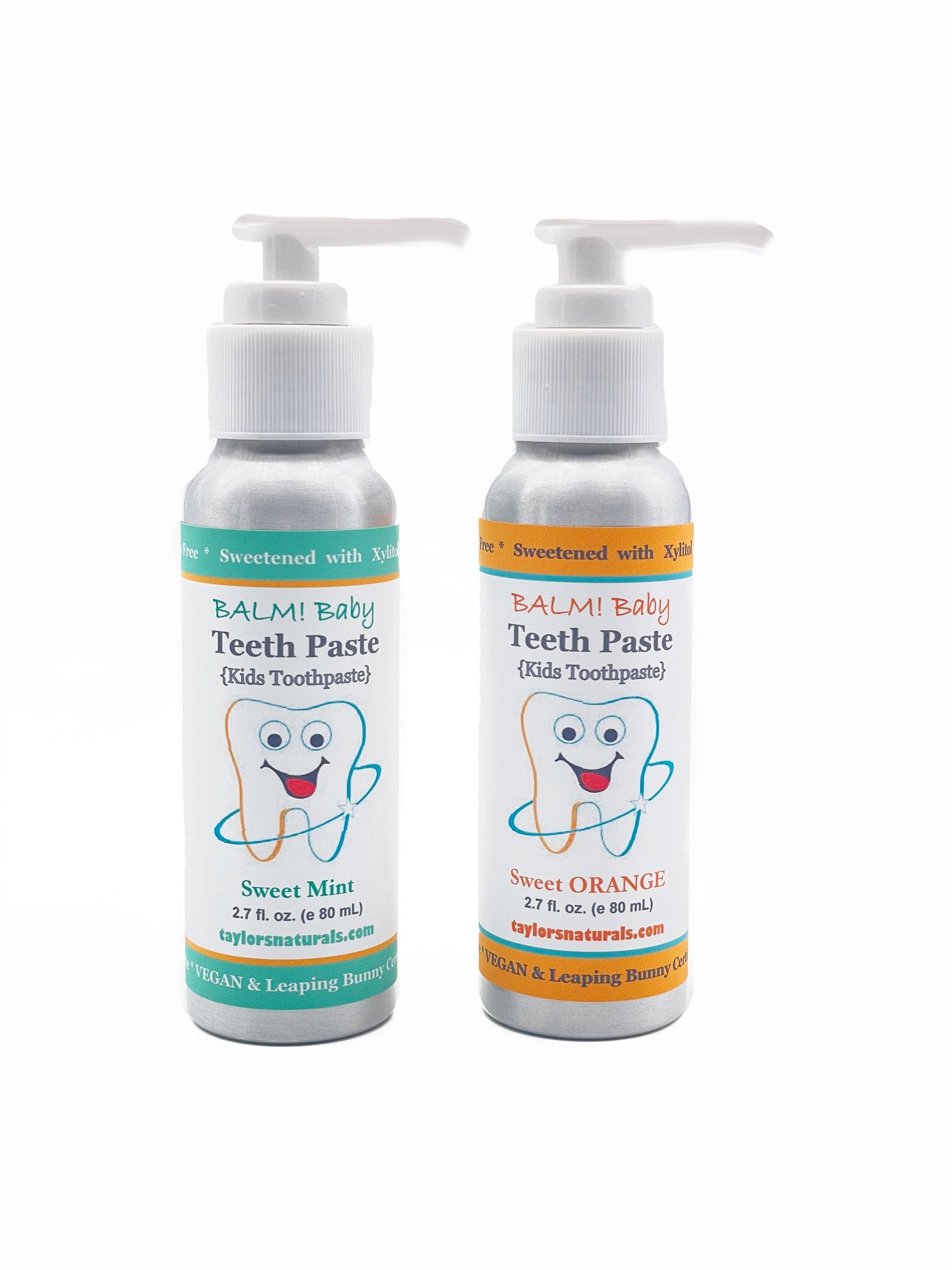 BALM! Baby - Teeth Paste Natural Kids Toothpaste w/ Pump