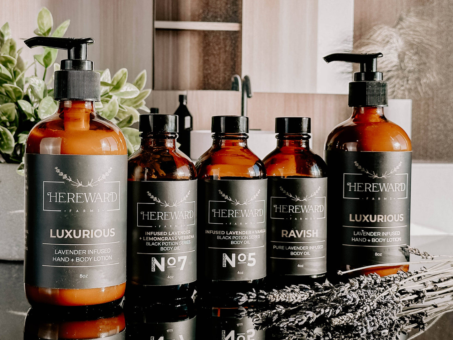 Luxurious Infused Lavender Hand + Body Lotion - Vanilla
