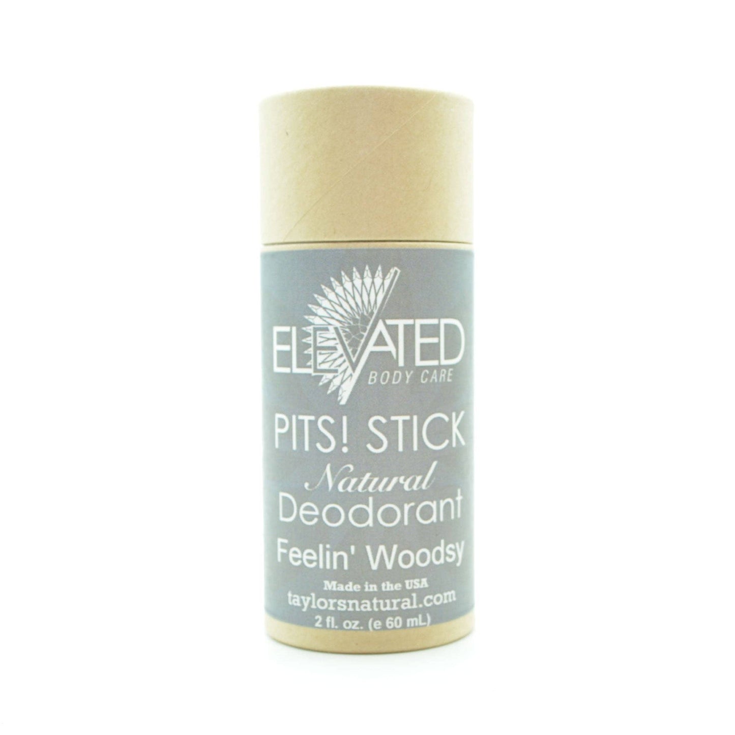 ELEVATED - PITS! STICK Natural Deodorant Eco-Tube - 2oz