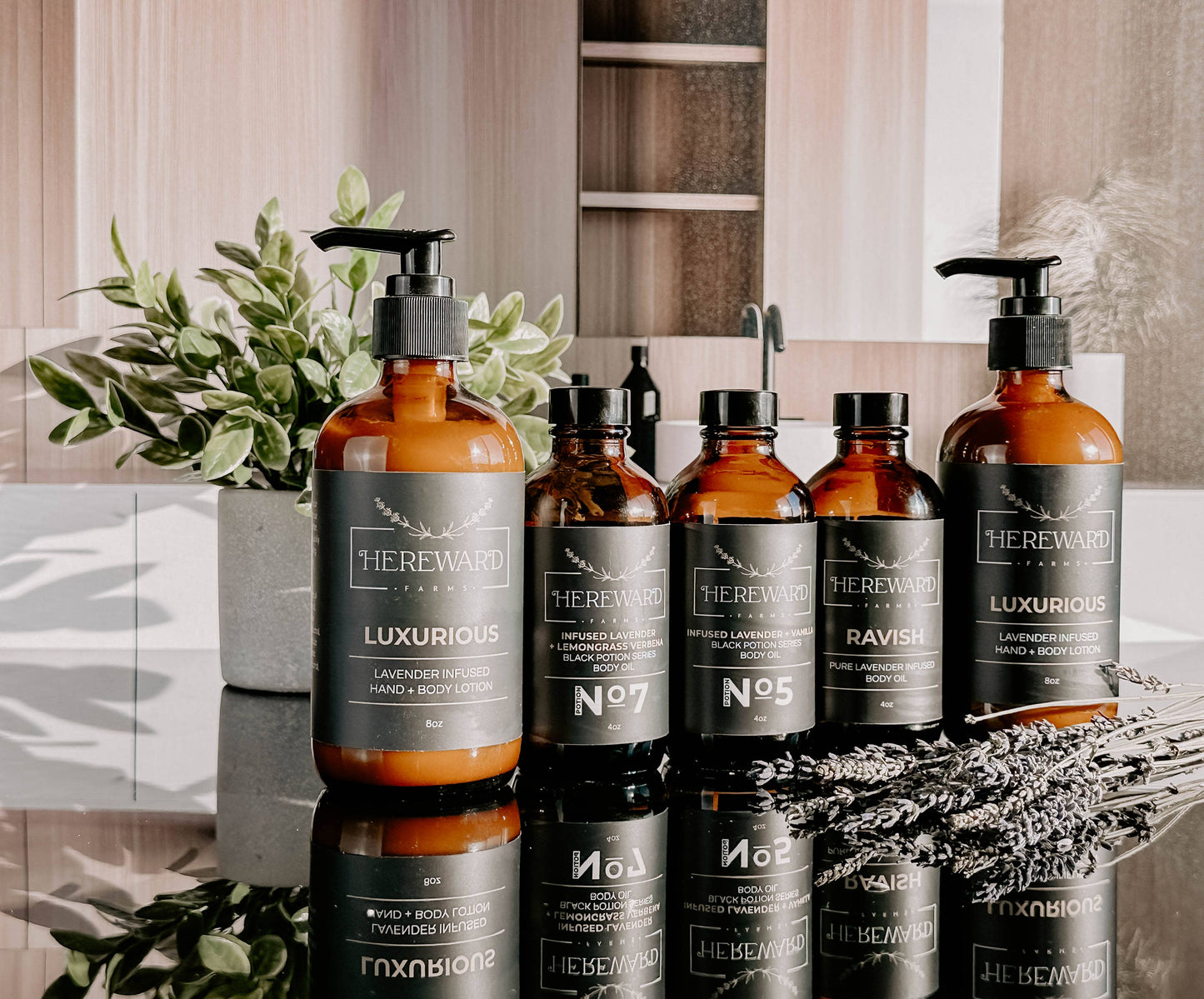 Luxurious Infused Lavender Hand + Body Lotion - Lavender