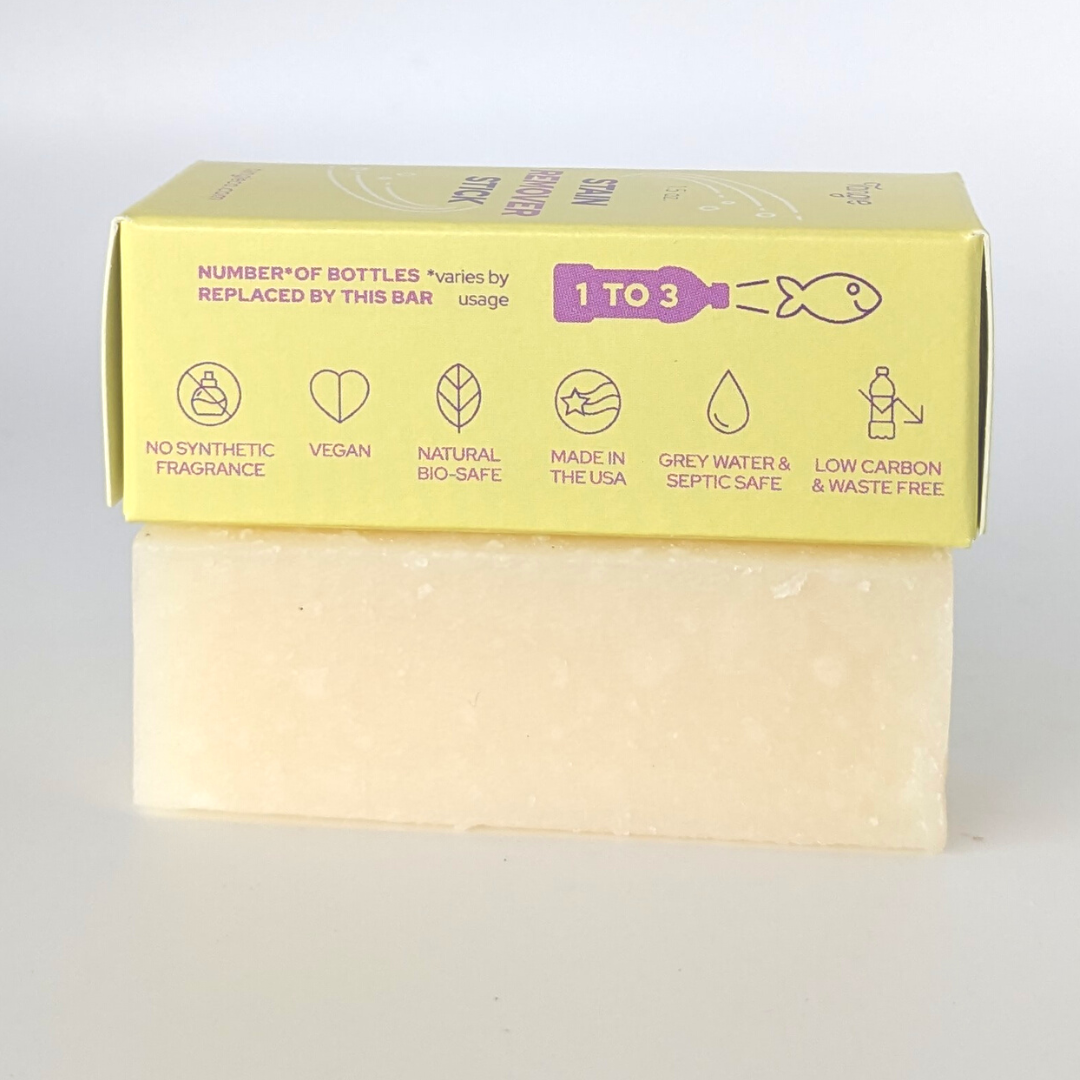 Packaged Stain Remover Stick by Tangie. Zero Waste. USA