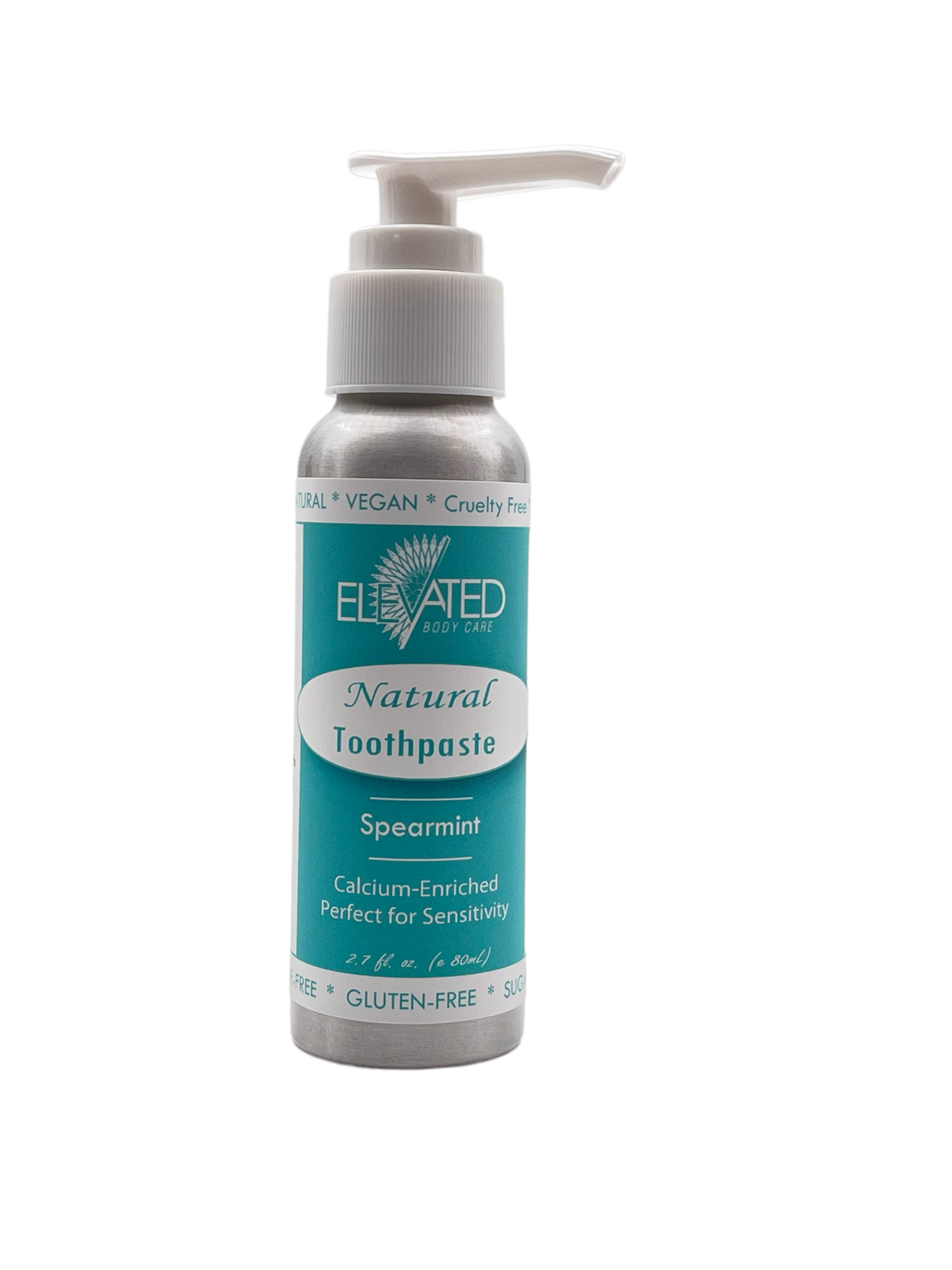 ELEVATED - Xylitol Natural Toothpaste - w/ PUMP