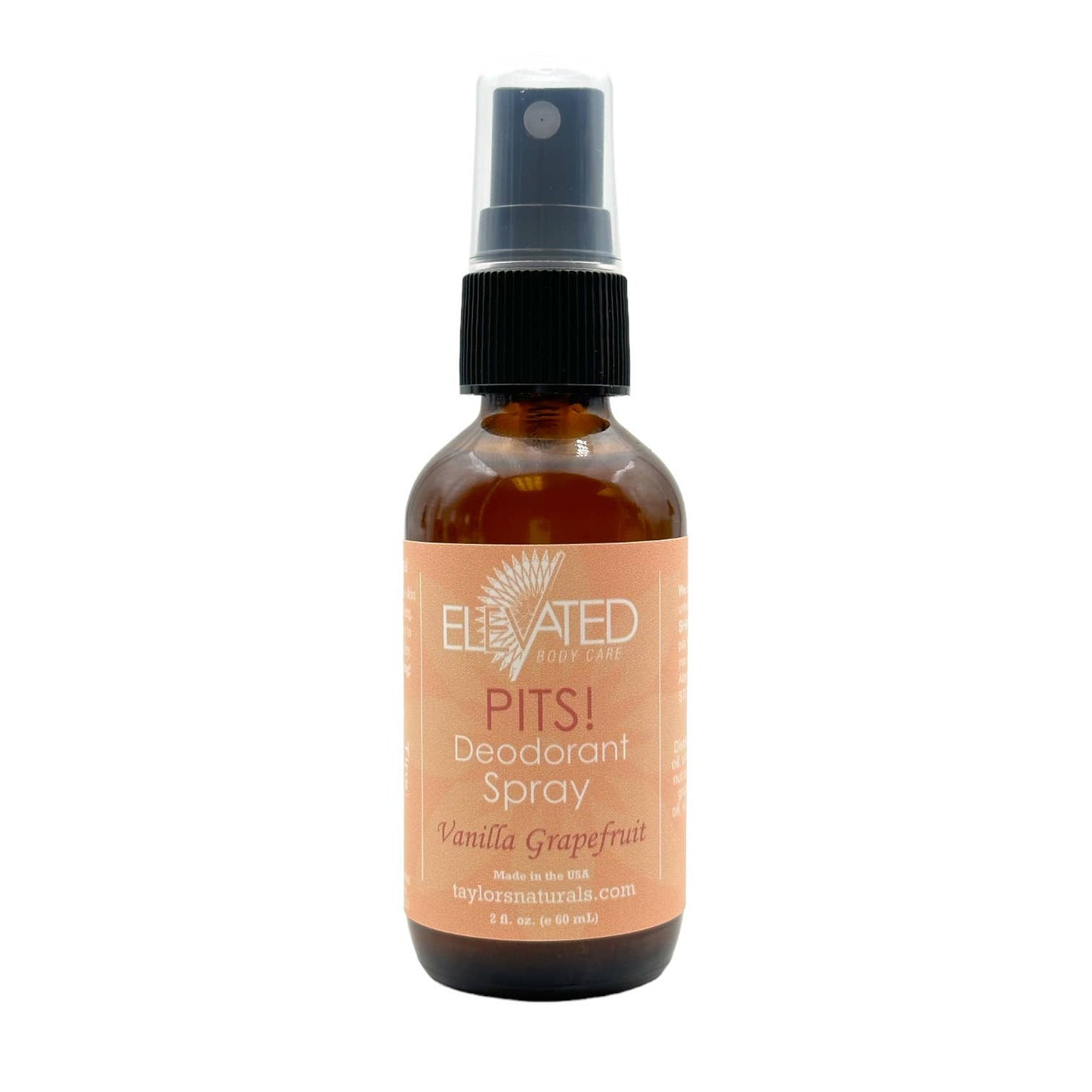 ELEVATED - PITS! Natural SPRAY Deodorant - 2oz or BULK