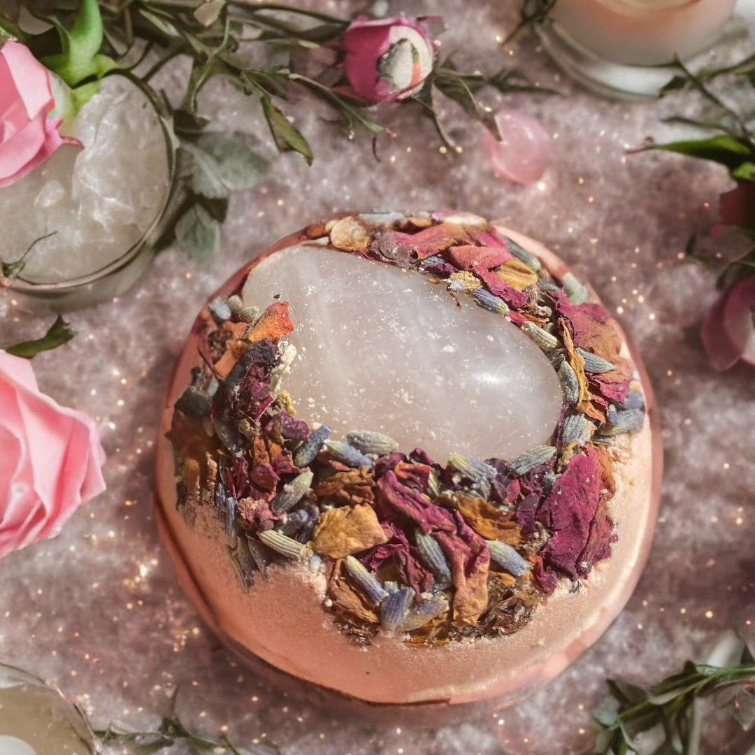 Crystal Surprise Bath Bomb | Lavender & Eucalyptus