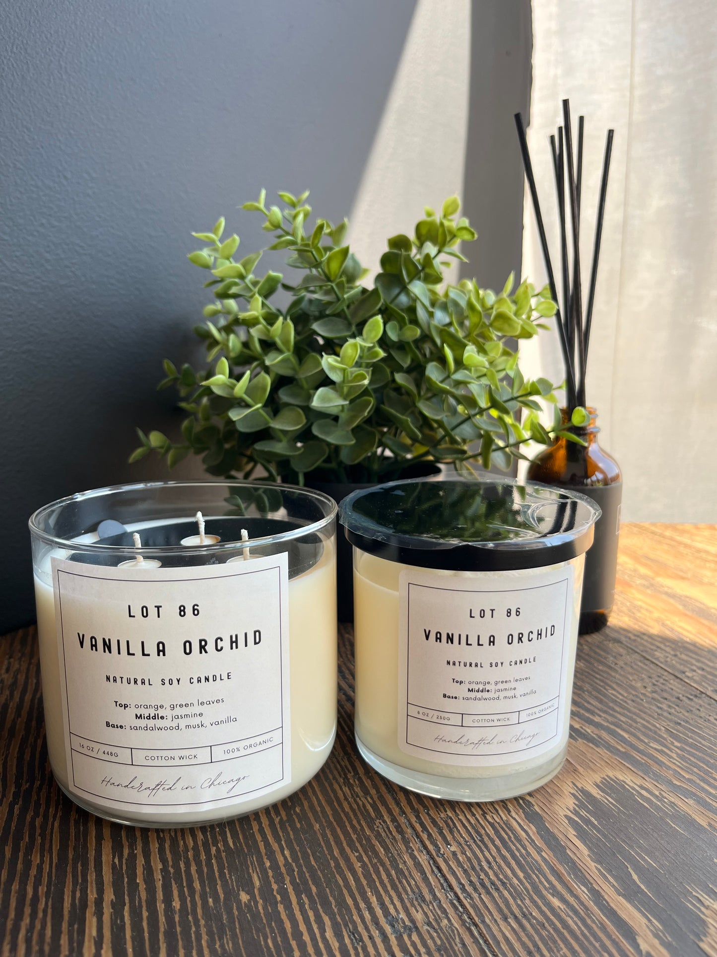 Soy Candle - Vanilla Orchid Natural