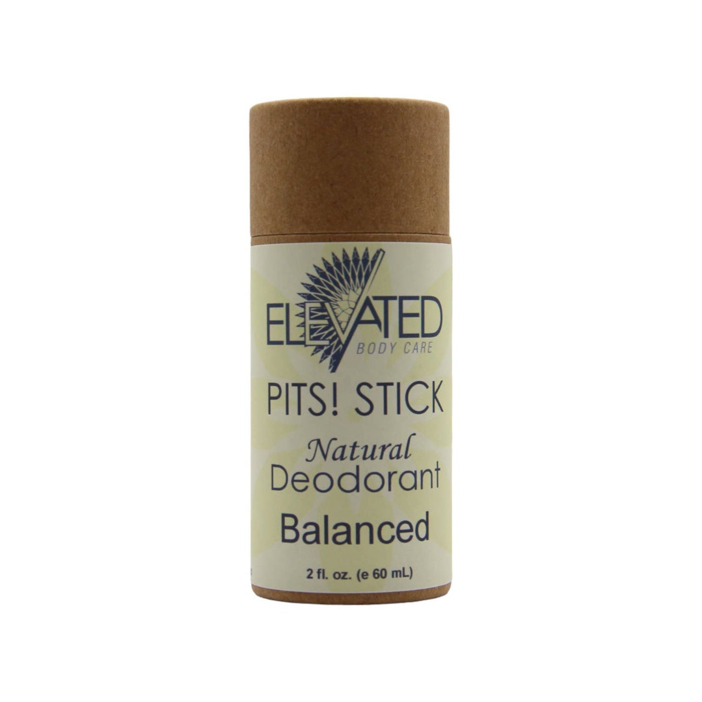 ELEVATED - PITS! STICK Natural Deodorant Eco-Tube - 2oz