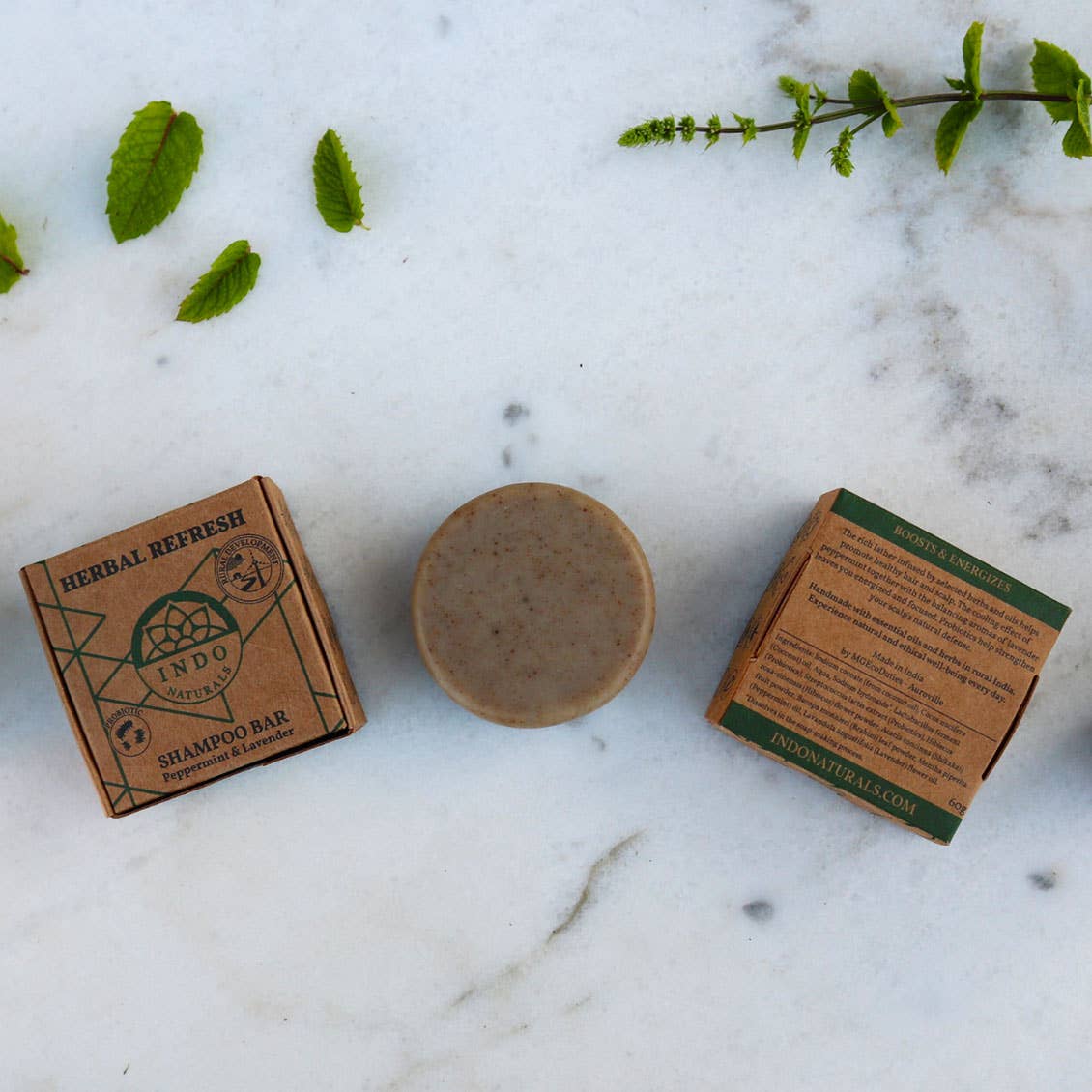 Herbal Refresh: probiotic shampoo bar