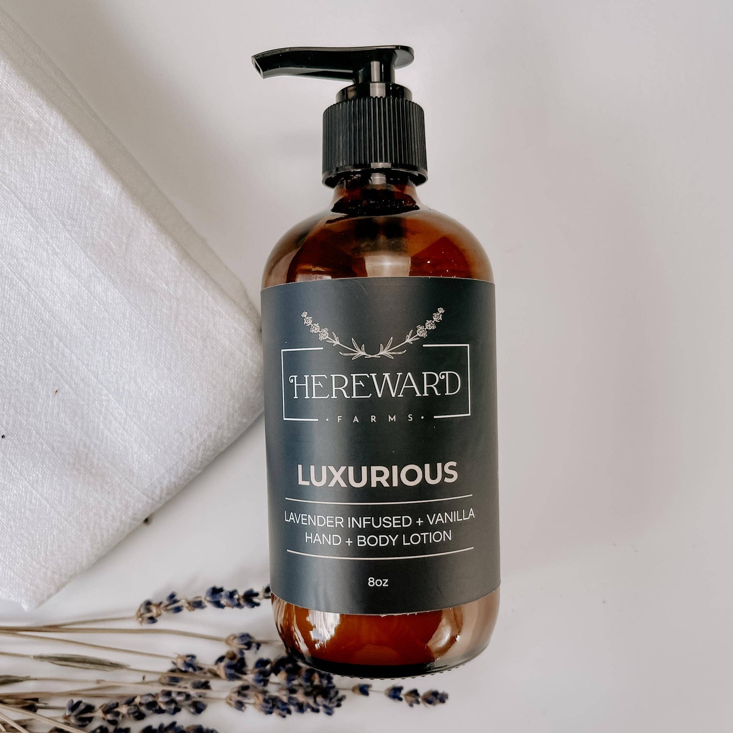 Luxurious Infused Lavender Hand + Body Lotion - Vanilla
