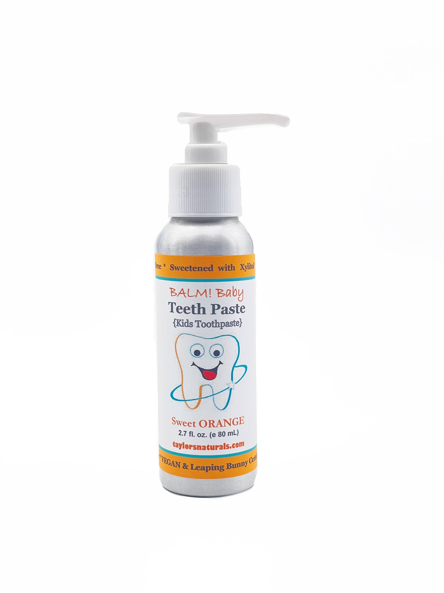 BALM! Baby - Teeth Paste Natural Kids Toothpaste w/ Pump