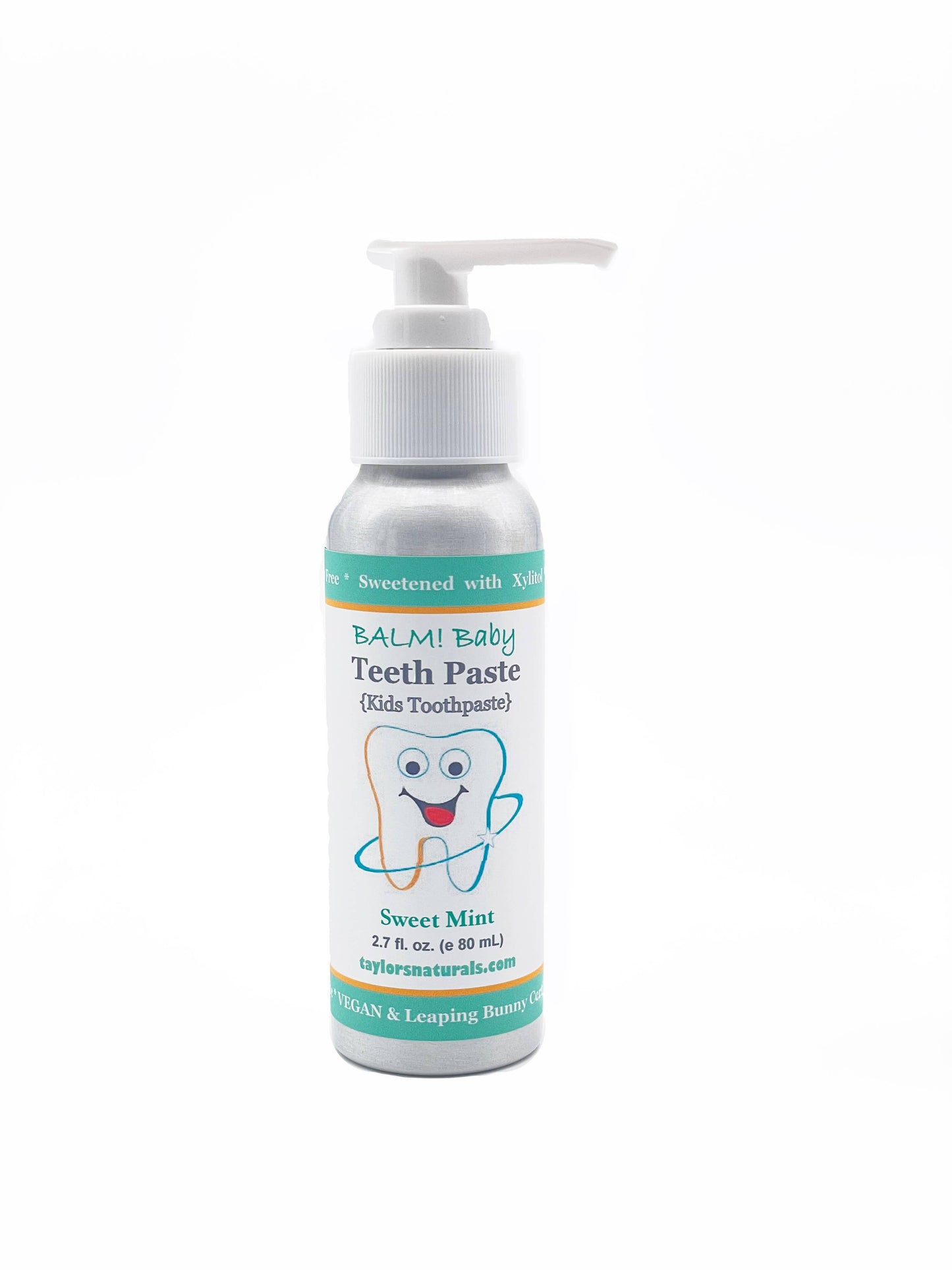 BALM! Baby - Teeth Paste Natural Kids Toothpaste w/ Pump