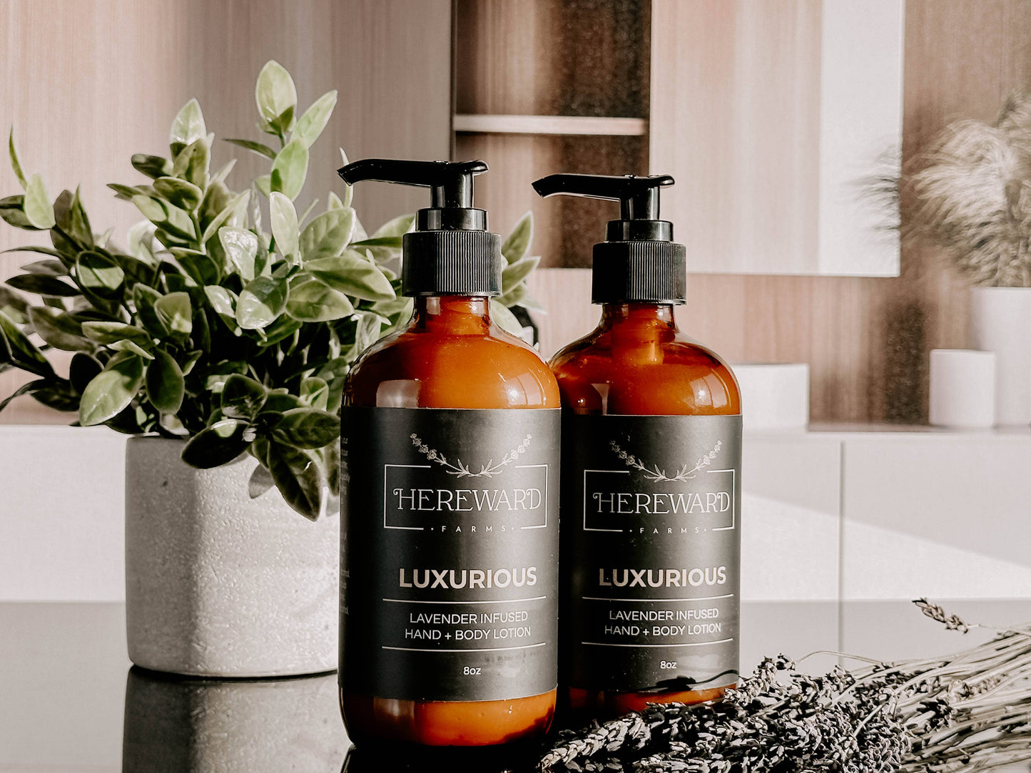 Luxurious Infused Lavender Hand + Body Lotion - Vanilla