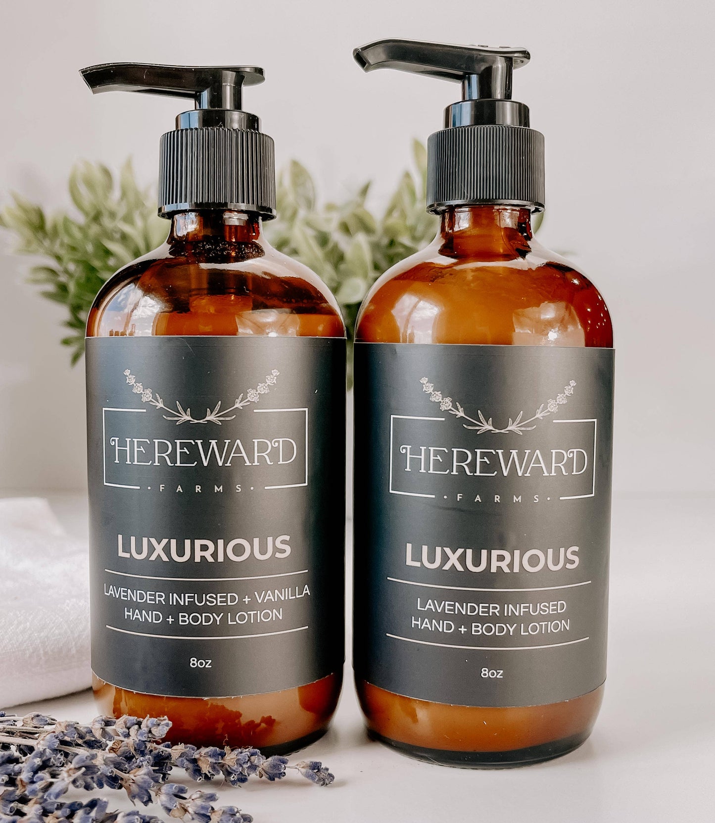 Luxurious Infused Lavender Hand + Body Lotion - Vanilla