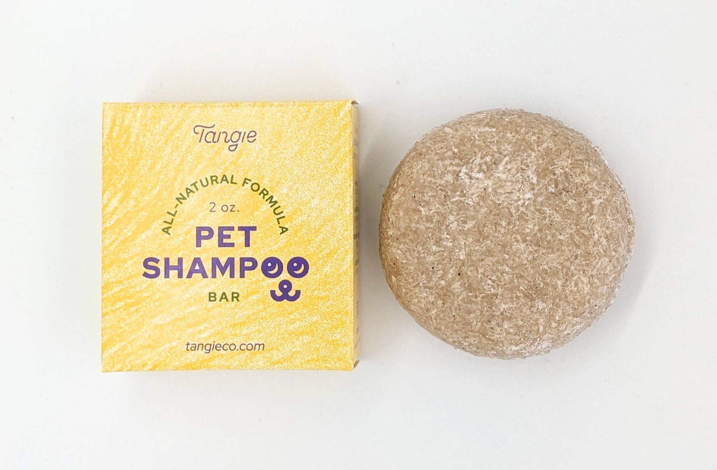 Packaged Pet & Dog Shampoo Bar by Tangie. Zero Waste. MOQ 4