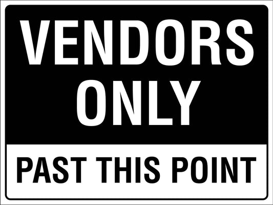 VENDORS ONLY
