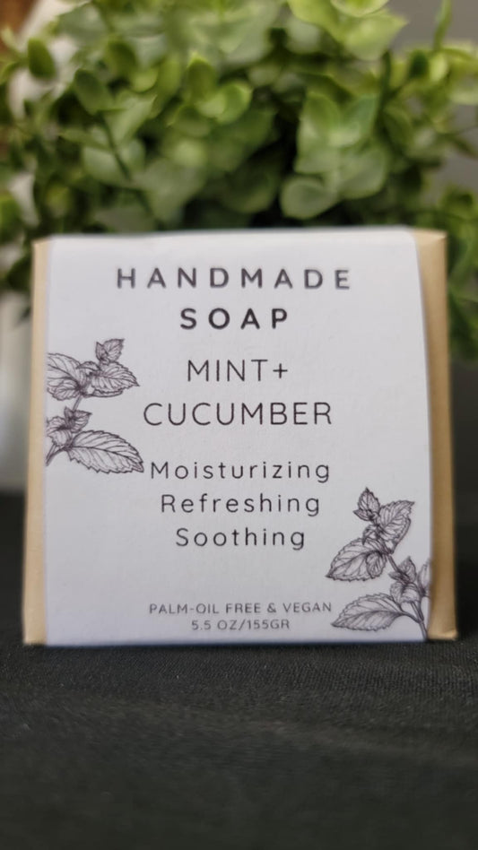 Handmade soap mint + cucumber