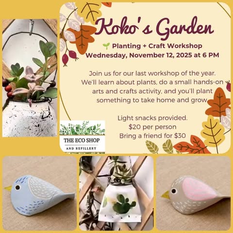 Koko's garden fall weds 11-12-25